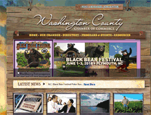 Tablet Screenshot of chamberofwashingtoncounty.com